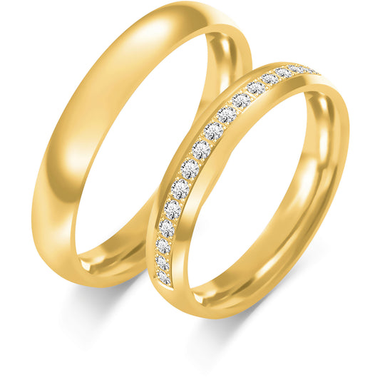 Elysiane 4.00 mm + 4.00 mm - 0,28 ct. Diamanten