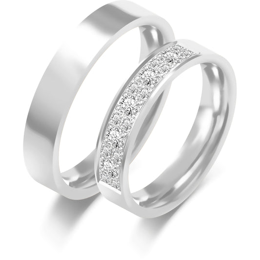 Carmilla 4.50 mm + 4.50 mm - 0,433 ct. Diamanten