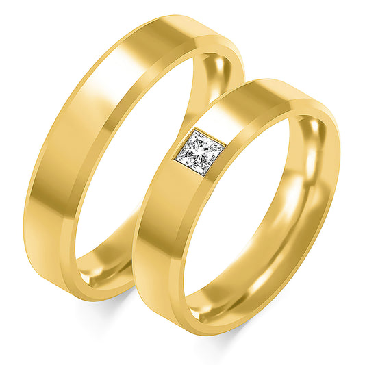 Evanthe 5.00 mm + 5.00 mm - 2,5 ct. Diamanten