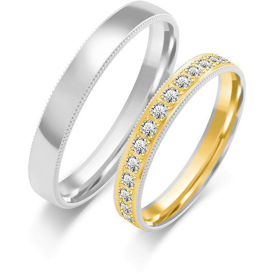Kaelith 3.50 mm + 3.50 mm - 0,704 ct. Diamanten