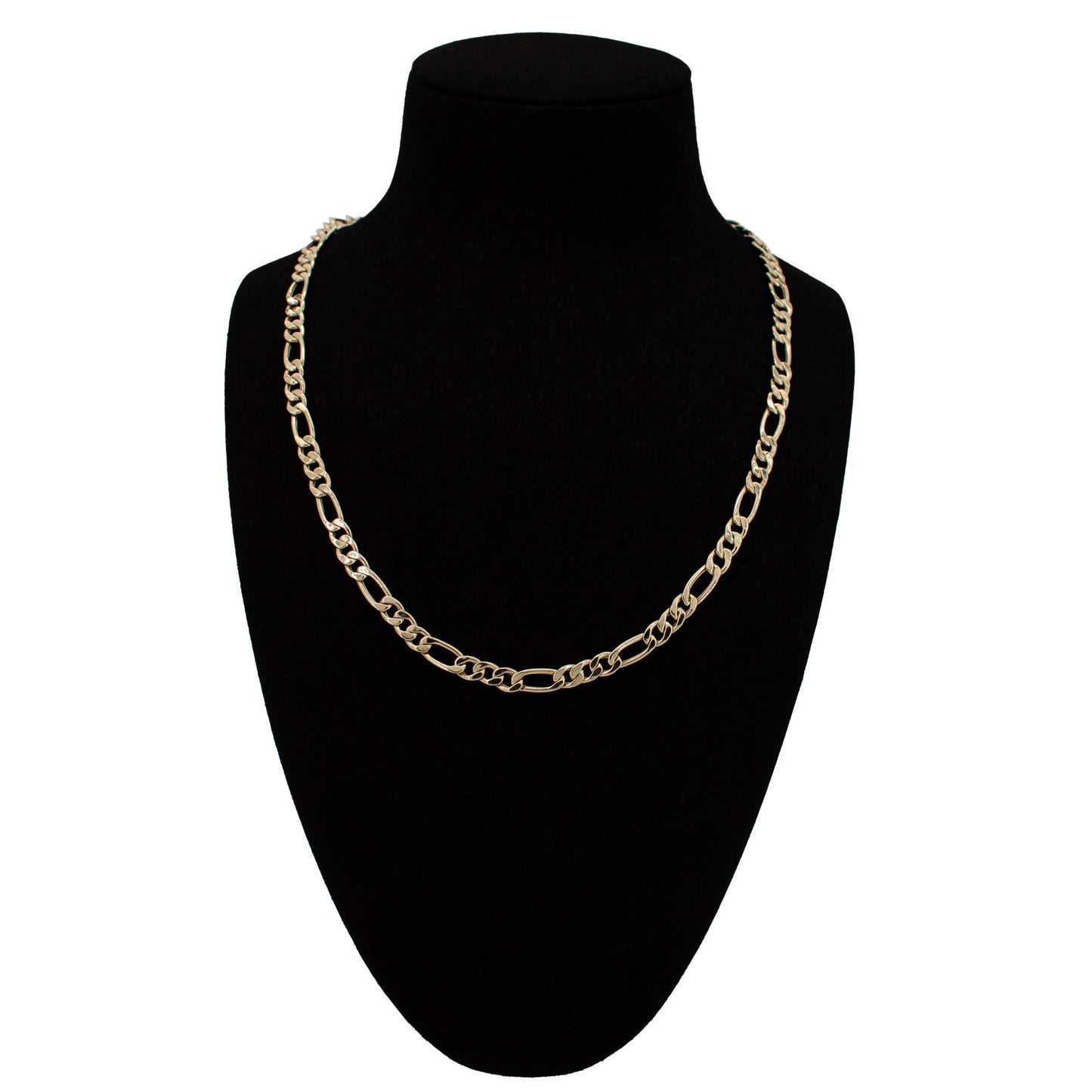 Halskette 14 Karat 585 Goldkette Figarokette – Echtgold Unisex Halskette