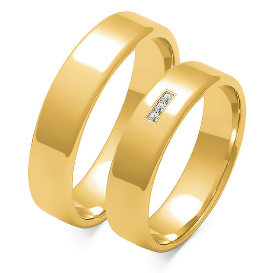 Léontine 5.00 mm + 5.00 mm - 0,027 ct. Diamanten