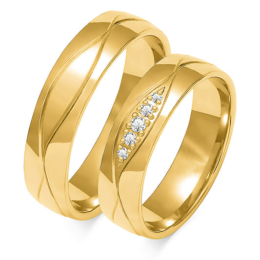 Mirelisse 5.50 mm + 5.50 mm - 0,068 ct. Diamanten