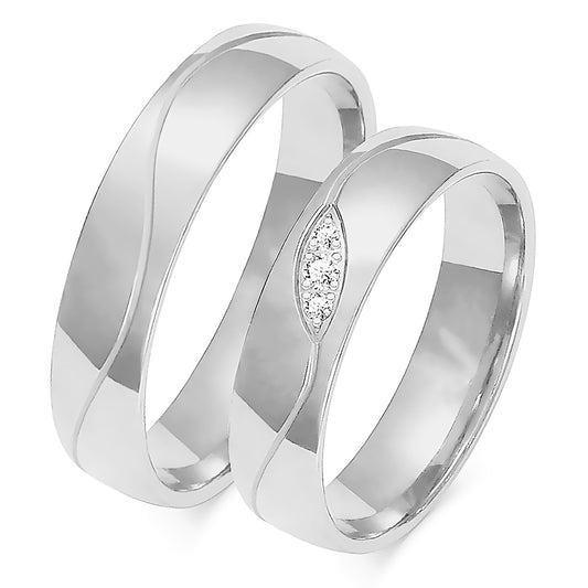 Myrella 5.00 mm + 5.00 mm - 0,04 ct. Diamanten