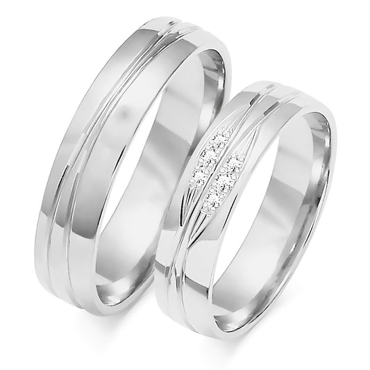 Naelina 5.00 mm + 5.00 mm - 0,064 ct. Diamanten
