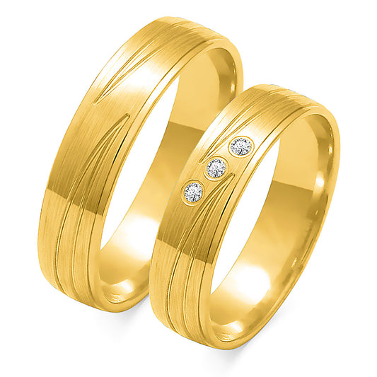 Norabelle 5.50 mm + 5.50 mm - 0,042 ct. Diamanten