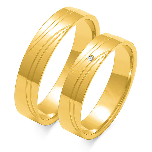 Quintessa Rose 5.00 mm + 5.00 mm - 0,014 ct. Diamanten