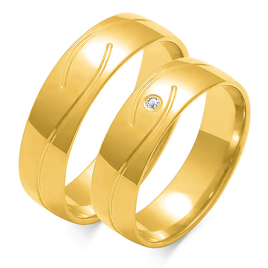Sarielle 5.50 mm + 5.50 mm - 0,014 ct. Diamanten