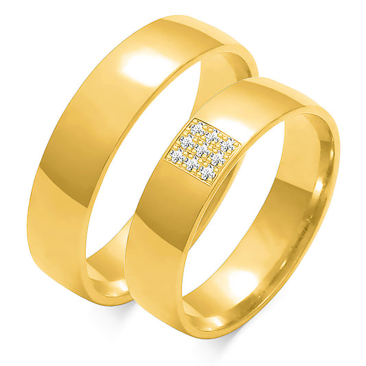 Savienna 5.00 mm + 5.00 mm - 0,081 ct. Diamanten