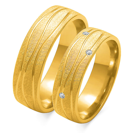 Selinda 6.00 mm + 6.00 mm - 0,042 ct. Diamanten