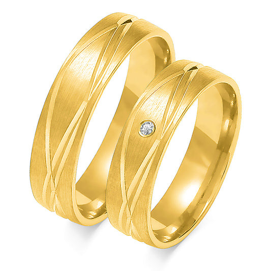Solania 5.50 mm + 5.50 mm - 0,022 ct. Diamanten