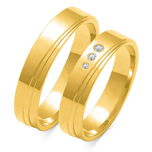 Tamaria 4.50 mm + 4.50 mm - 0,045 ct. Diamanten