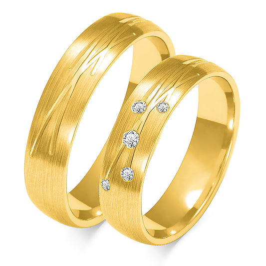 Thalina 5.00 mm + 5.00 mm - 0,068 ct. Diamanten