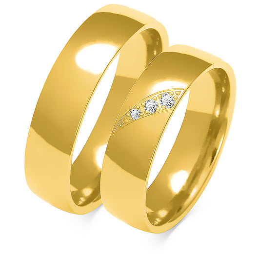 Urbana Rose 5.50 mm + 5.50 mm - 0,037 ct. Diamanten
