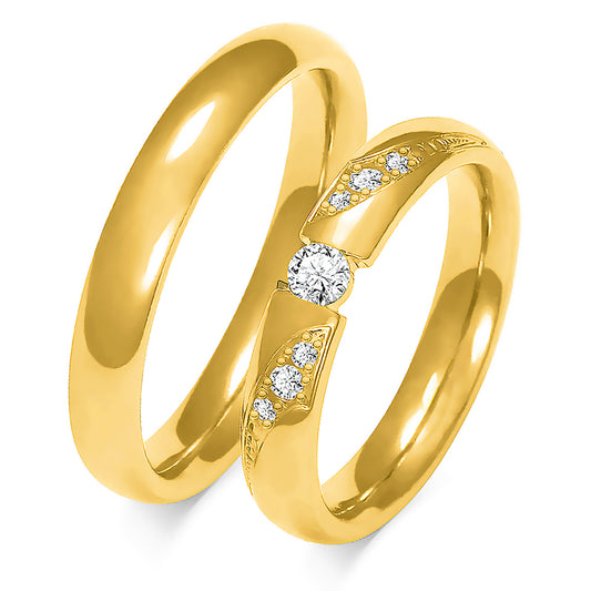 Vespera Luna 4.00 mm + 4.00 mm - 3,58 ct. Diamanten