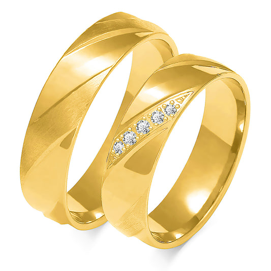 Vienne 5.50 mm + 5.50 mm - 0,06 ct. Diamanten