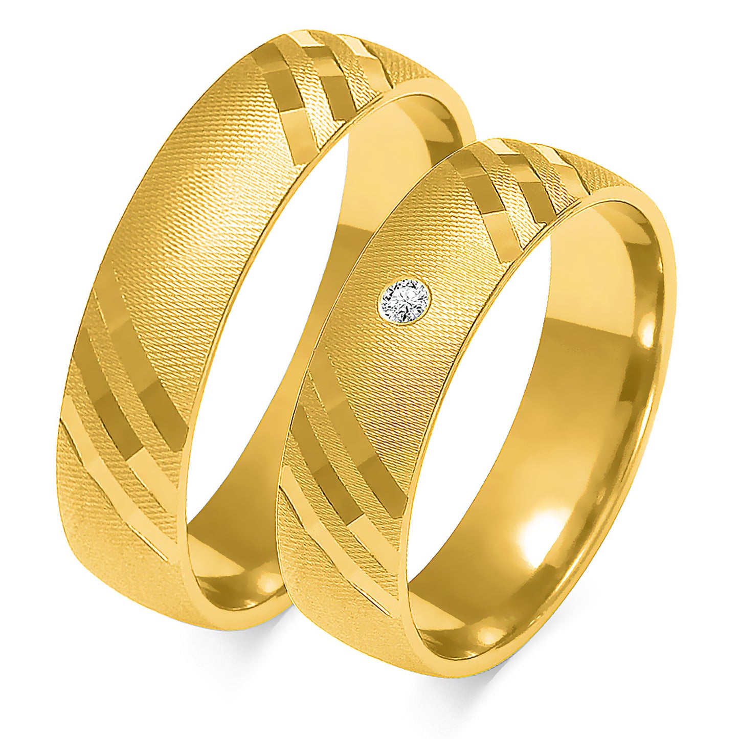 Willamine 5.50 mm + 5.50 mm - 0,022 ct. Diamanten