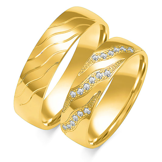 Azariah 5.50 mm + 5.50 mm - 0,162 ct. Diamanten
