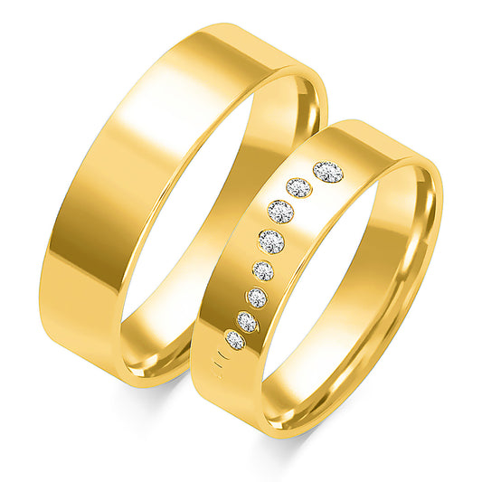 Caelina 5.00 mm + 5.00 mm - 0,1 ct. Diamanten
