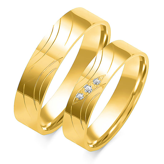 Ameliora 5.00 mm + 5.00 mm - 0,096 ct. Diamanten