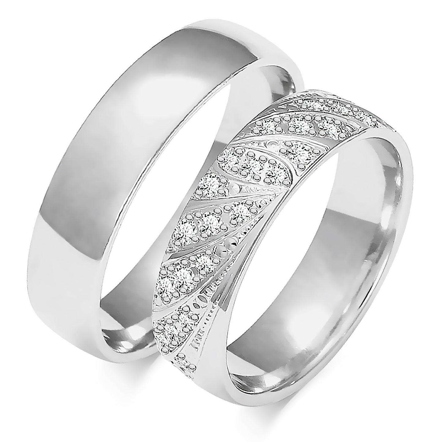 Arienna 5.50 mm + 5.50 mm - 0,351 ct. Diamanten