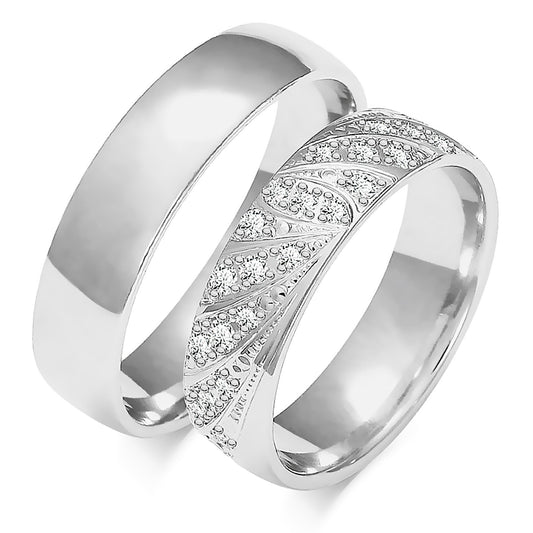 Arienna 5.50 mm + 5.50 mm - 0,351 ct. Diamanten