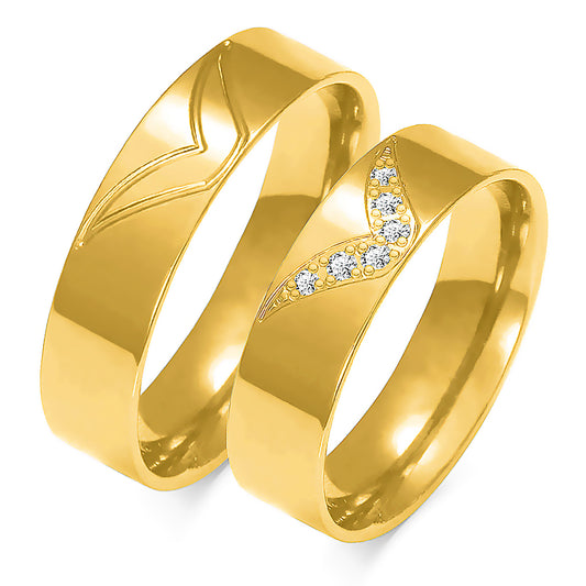 Calantha 5.50 mm + 5.50 mm - 0,074 ct. Diamanten