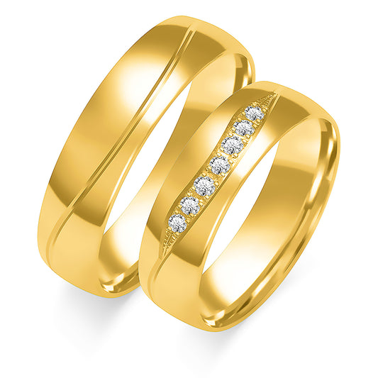 Cielora 5.50 mm + 5.50 mm - 0,098 ct. Diamanten