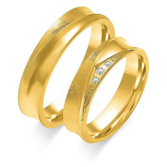 Clarinda 5.00 mm + 5.00 mm - 0,032 ct. Diamanten
