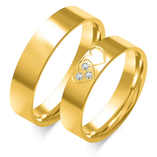 Daelora 5.00 mm + 5.00 mm - 0,042 ct. Diamanten