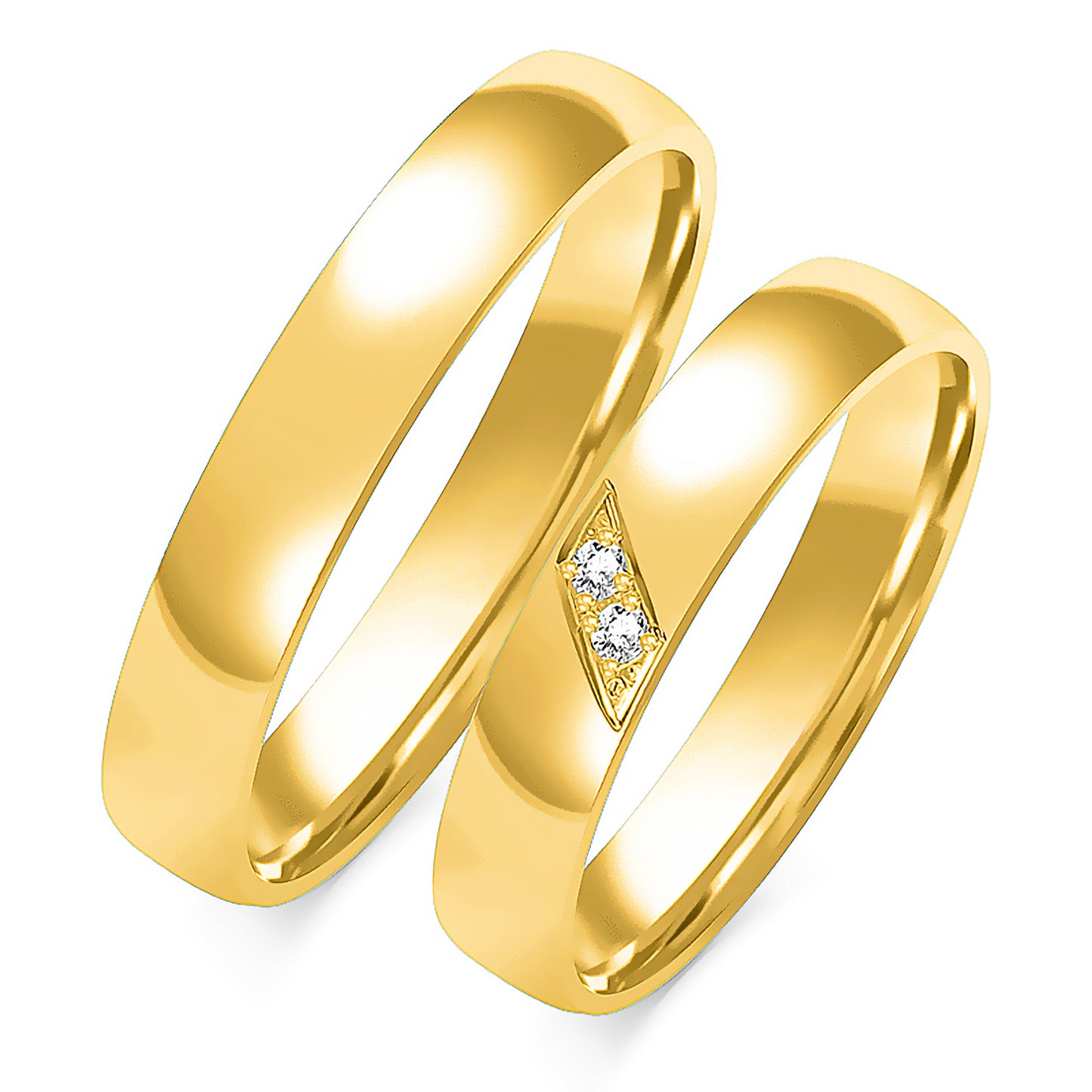 Delmira 4.00 mm + 4.00 mm - 0,028 ct. Diamanten