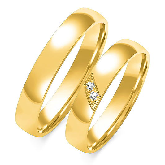 Delmira 4.00 mm + 4.00 mm - 0,028 ct. Diamanten