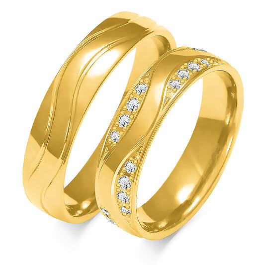 Esmaria 5.00 mm + 5.00 mm - 0,368 ct. Diamanten