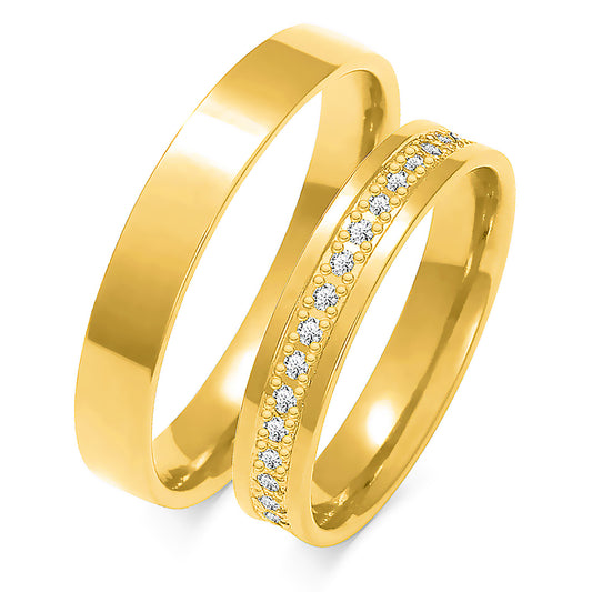 Everlina 4.00 mm + 4.00 mm - 0,36 ct. Diamanten
