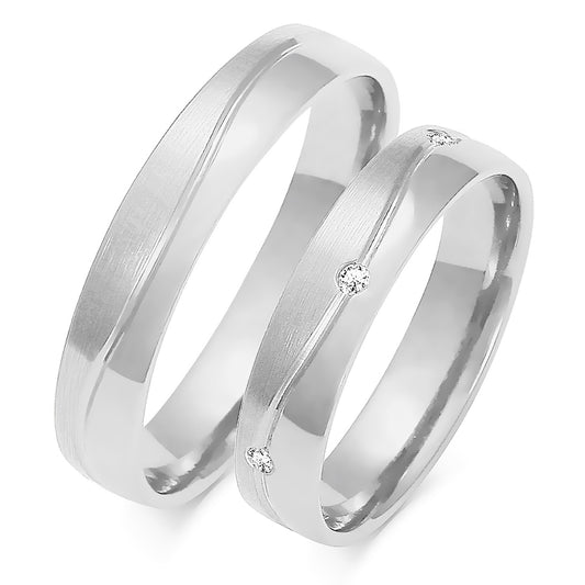 Karalys 4.50 mm + 4.50 mm - 0,042 ct. Diamanten