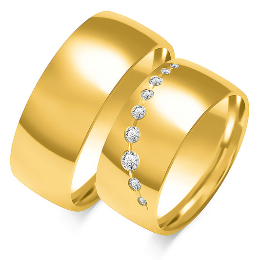 Leocadia 9.00 mm + 9.00 mm - 2,382 ct. Diamanten