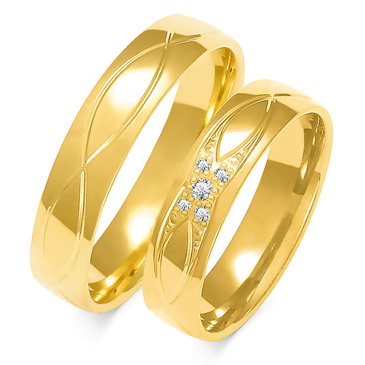Lysavine 5.00 mm + 5.00 mm - 0,058 ct. Diamanten