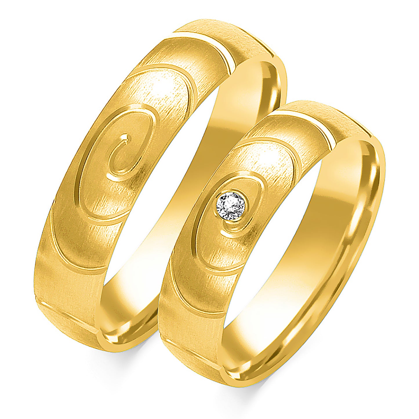 Madelisa 5.00 mm + 5.00 mm - 0,022 ct. Diamanten