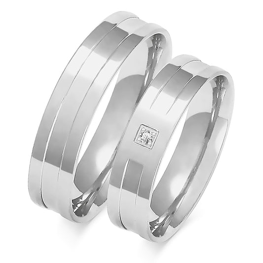 Meliora Lux 5.00 mm + 5.00 mm - 0,014 ct. Diamanten