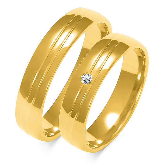 Belmira 5.00 mm + 5.00 mm - 0,014 ct. Diamanten