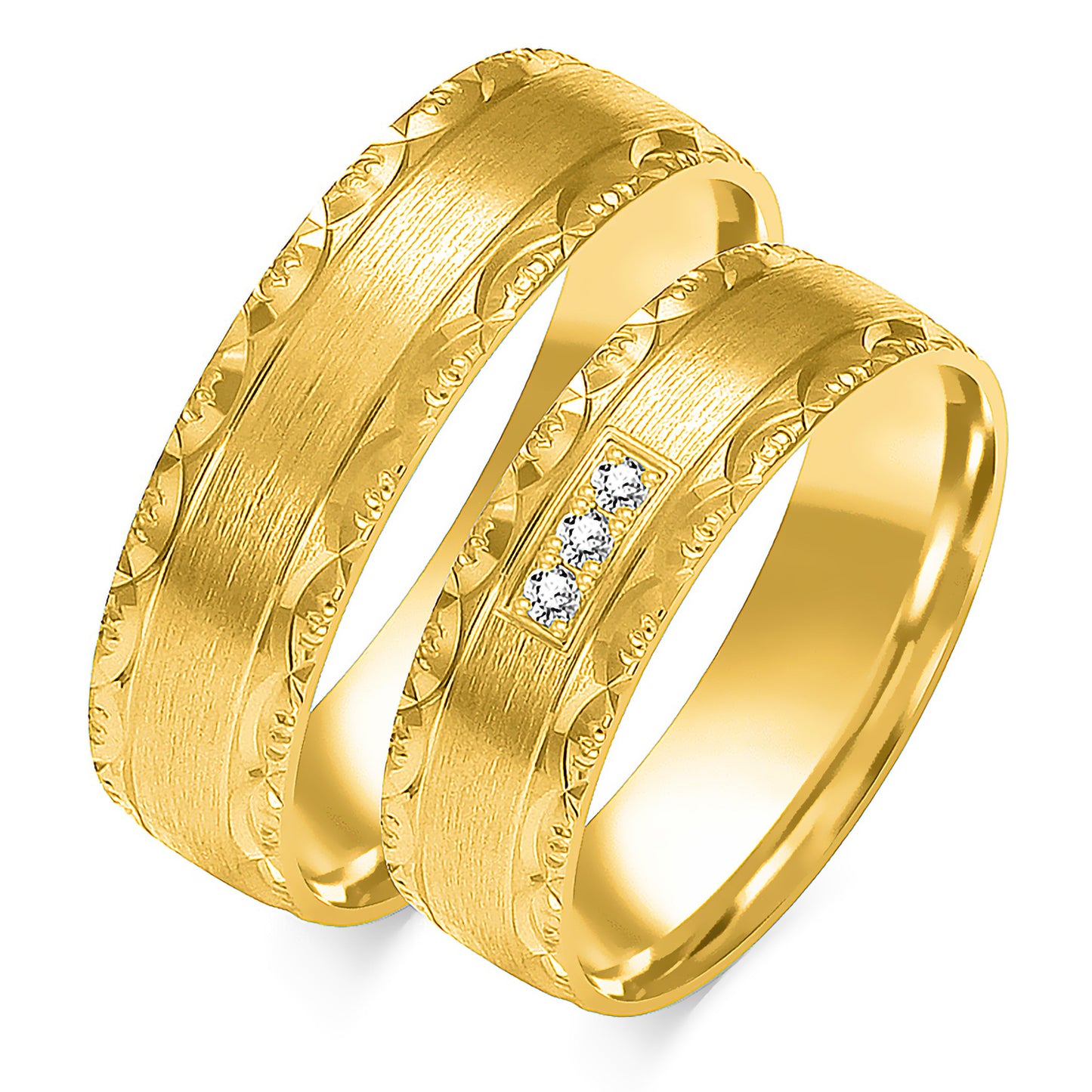 Sapphira Lux 6.00 mm + 6.00 mm - 0,042 ct. Diamanten