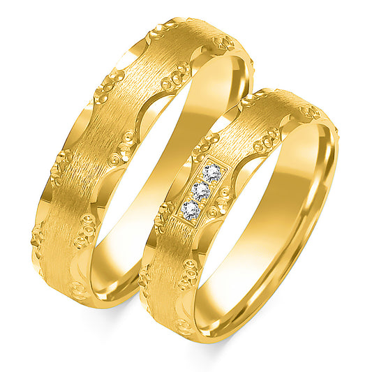 Silvara 5.00 mm + 5.00 mm - 0,042 ct. Diamanten