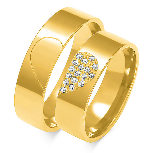 Sylveria 6.00 mm + 6.00 mm - 0,144 ct. Diamanten