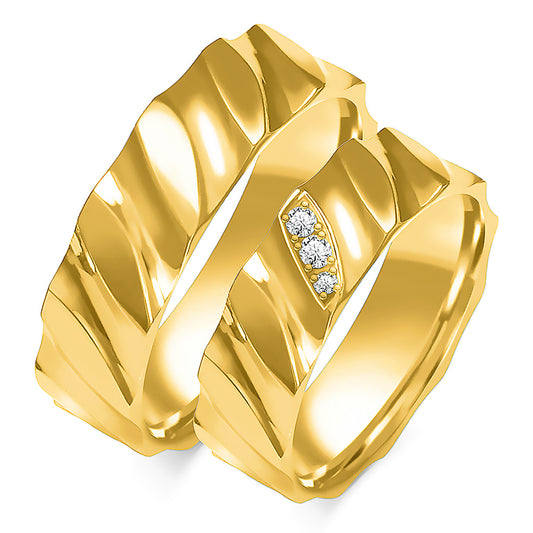 Tallisara 5.50 mm + 5.50 mm - 0,045 ct. Diamanten
