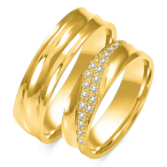 Thaliane 5.50 mm + 5.50 mm - 0,162 ct. Diamanten