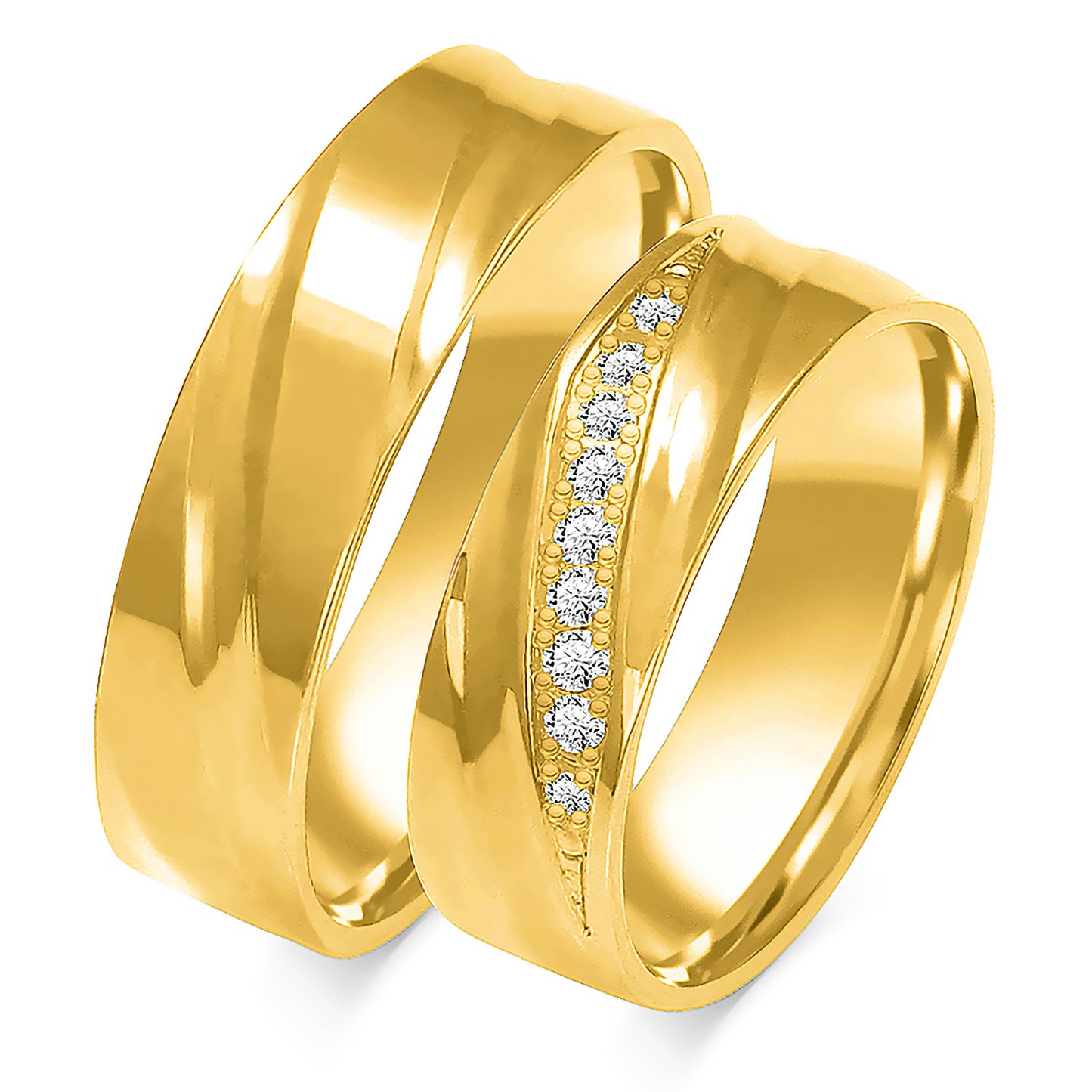 Thalissa 6.00 mm + 6.00 mm - 0,116 ct. Diamanten