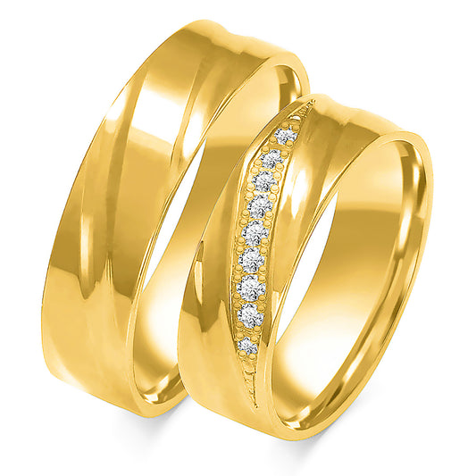 Thalissa 6.00 mm + 6.00 mm - 0,116 ct. Diamanten