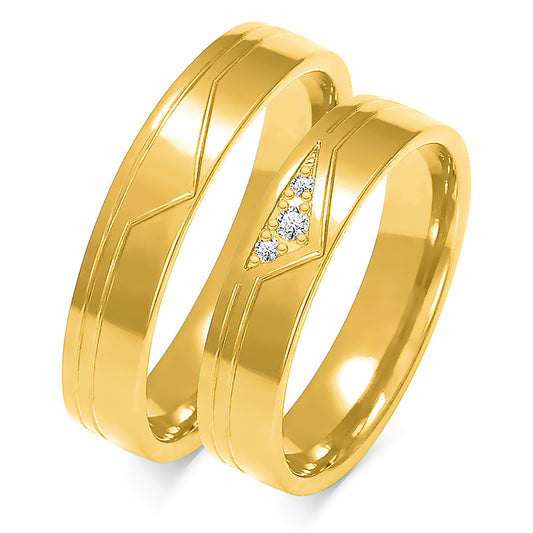 Trivianne 4.50 mm + 4.50 mm - 0,04 ct. Diamanten
