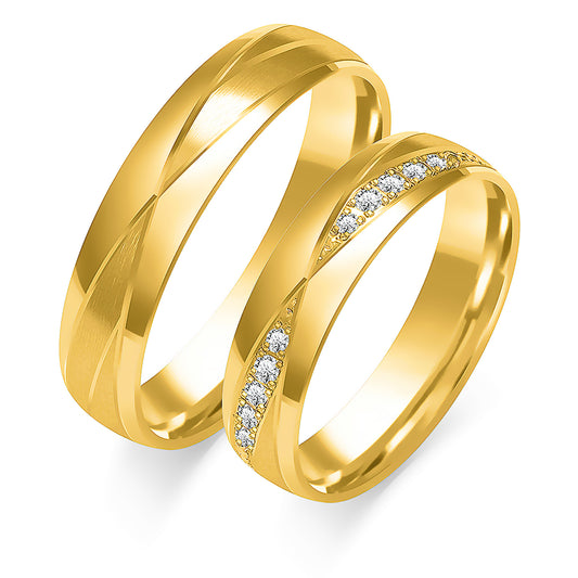 Isoliana 5.00 mm + 5.00 mm - 0,13 ct. Diamanten