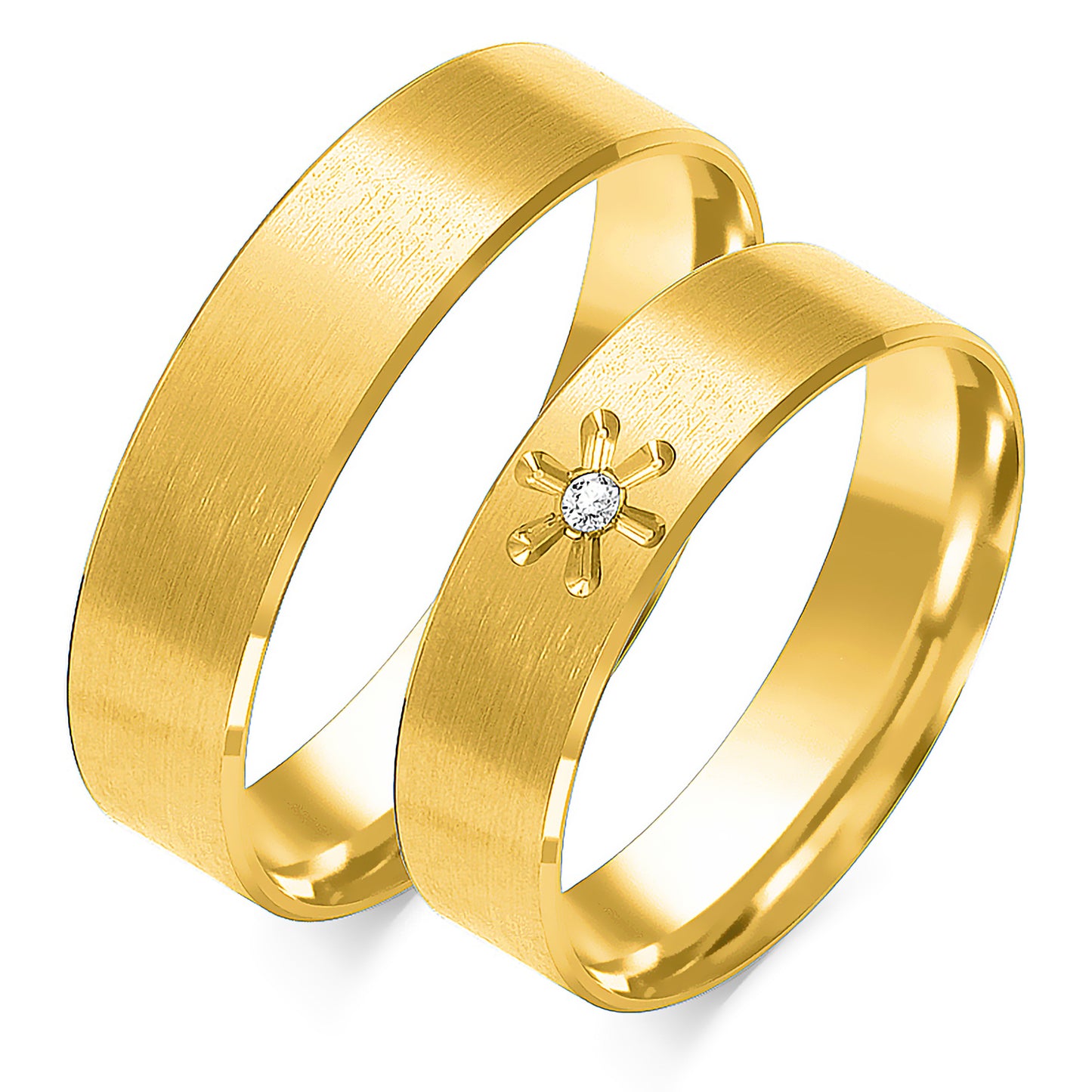Keralis 5.50 mm + 5.50 mm - 0,014 ct. Diamanten